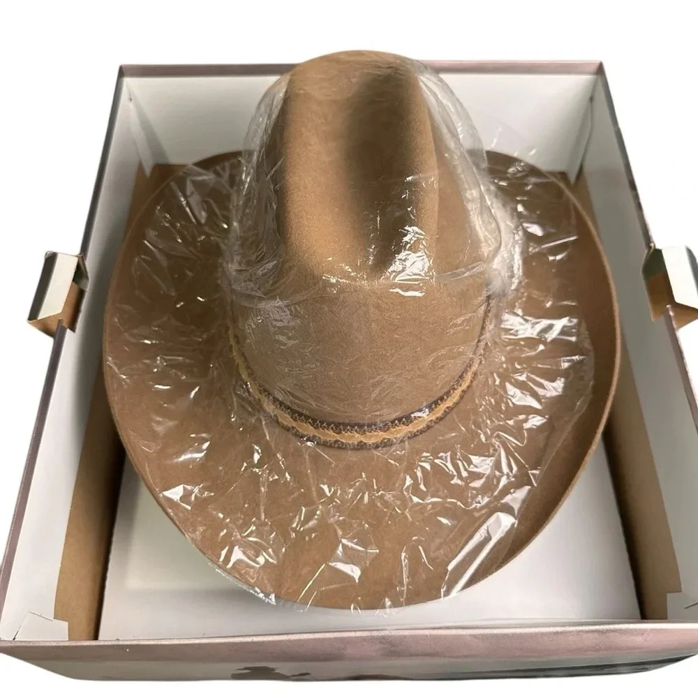 Vintage Stetson 7 3/8 5X Brown Cowboy Hat - Picture 9 of 16